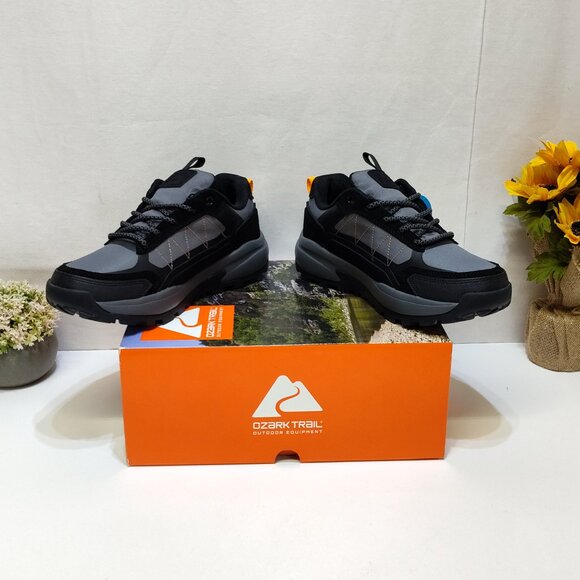 Ozark Trail Waterproof Hikers Low-Top Men's 7 Leather Upper Outdoor Trail NIB - Picture 5 of 11